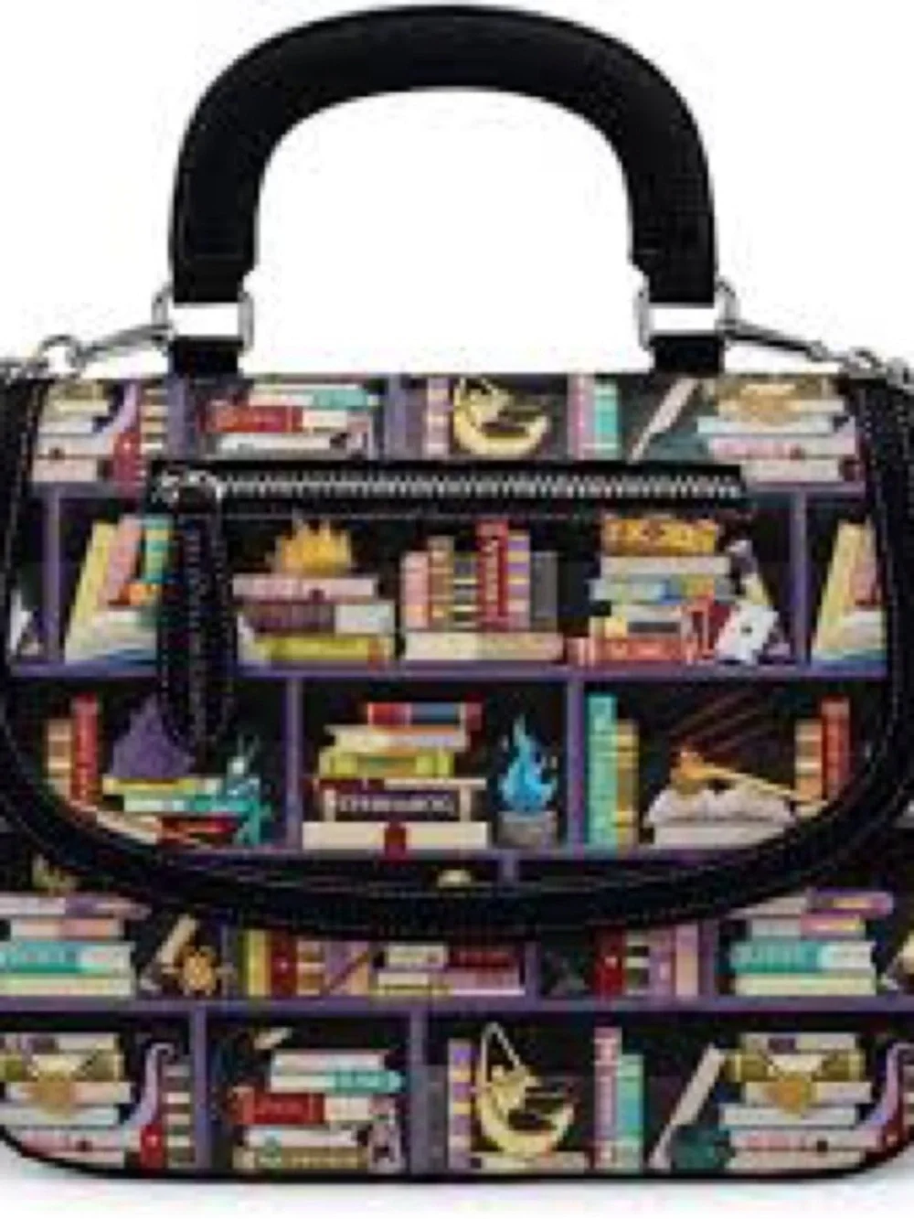 Disney Villains Bookcase Print Crossbody